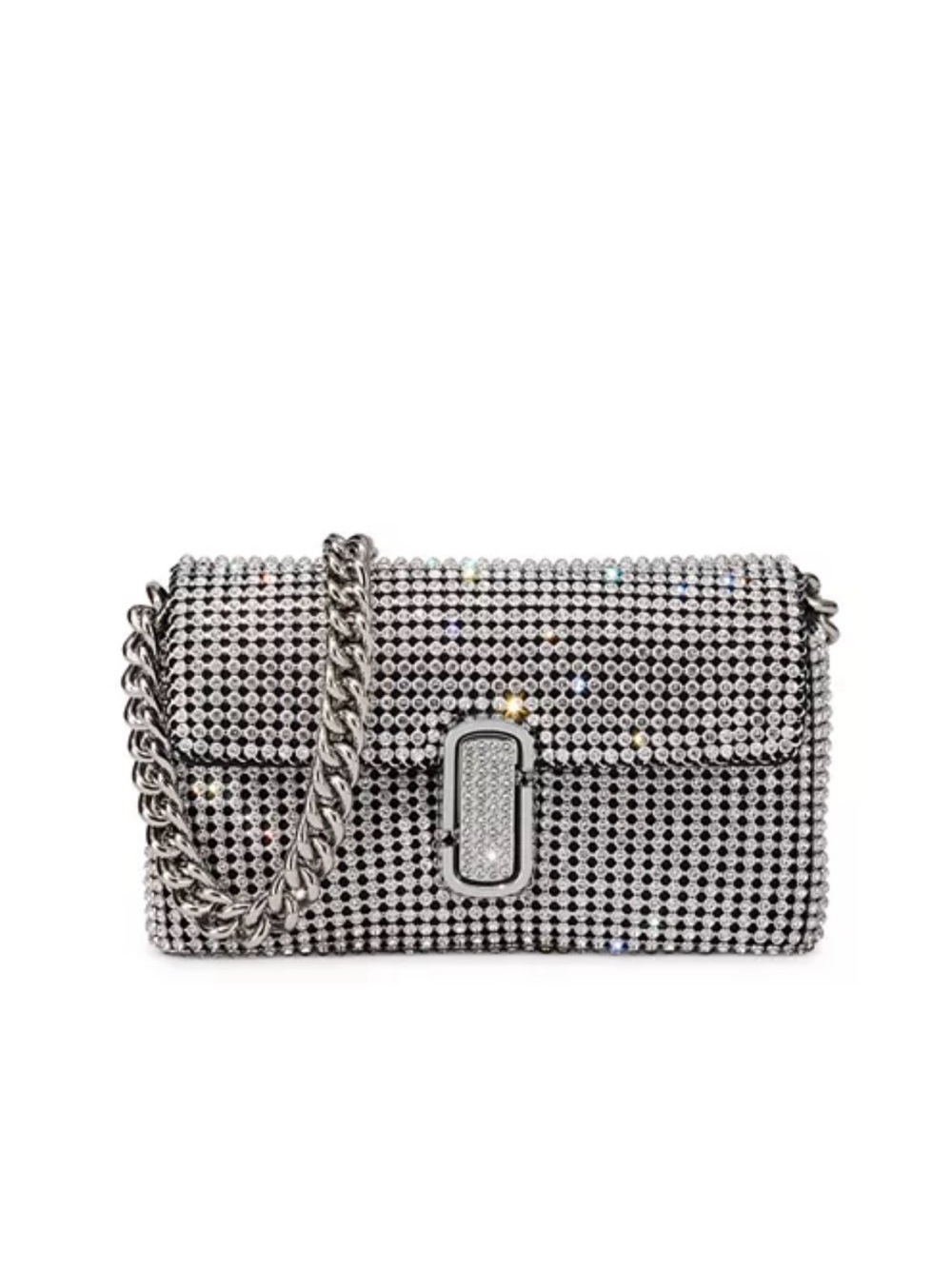 NWT MARC JACOBS The Rhinestone J Marc Crystal Embellished Shoulder Bag